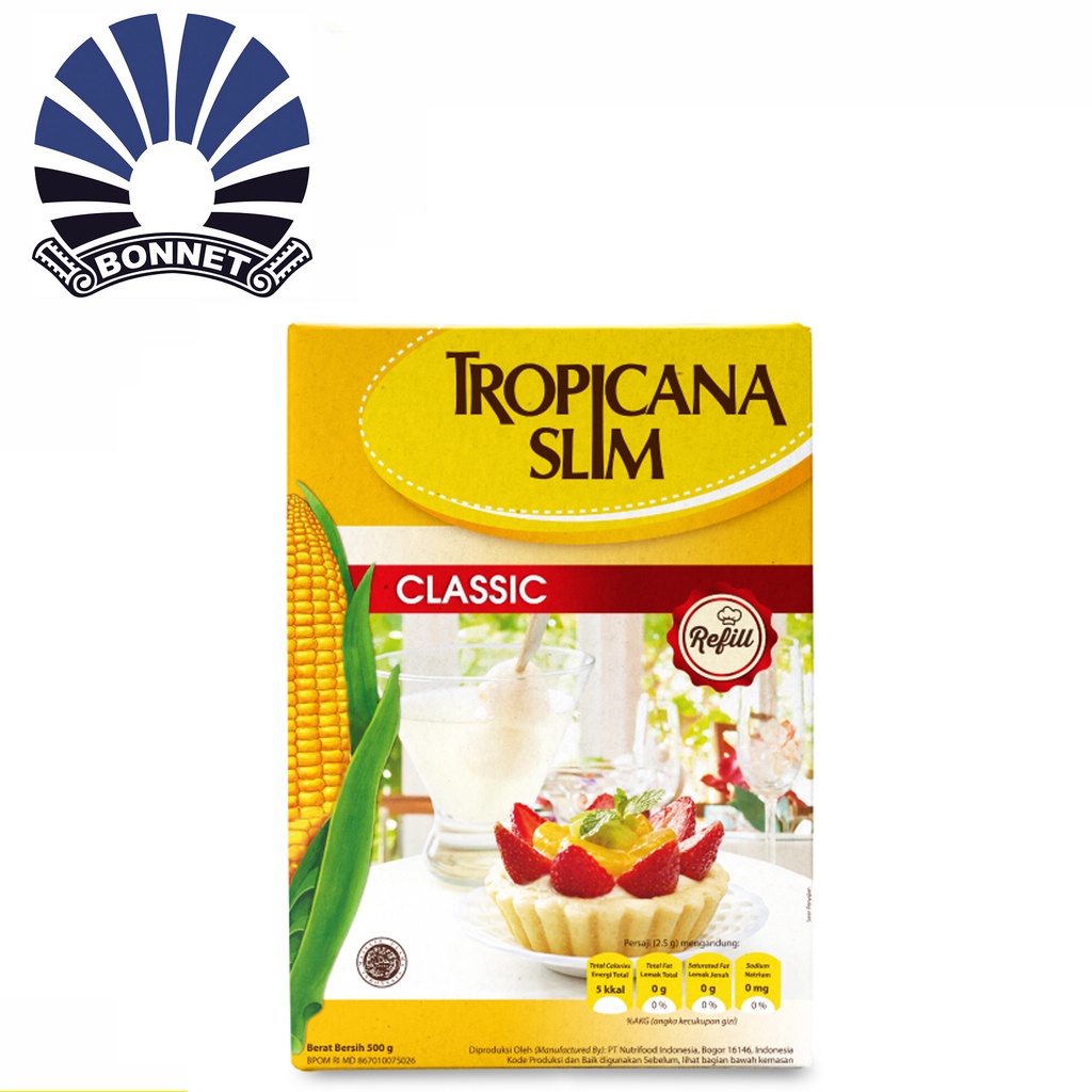 

Tropicana Slim Sweetener Classic Refill 250gr - Pemanis untuk Bantu Batasi Gula