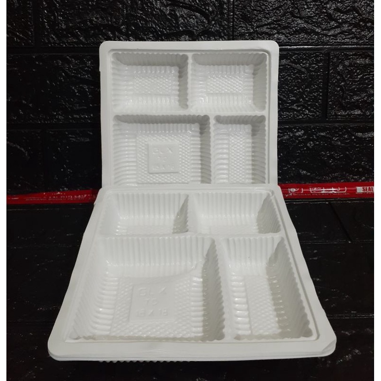 Mika buat nasi box/mika inmer box ukiran 18x18cm