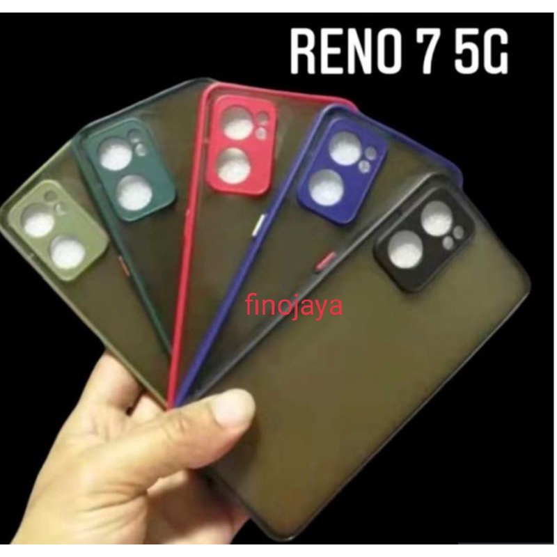 Case Aero My choice Reno 7 5g Silikon Dove Pelindung Camera