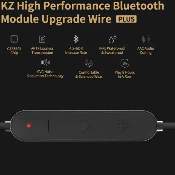 Siap Kirim.. KZ APTX Plus Bluetooth Module Adapter Cable Upgrade Wire - Pin A / B / C / MMCX