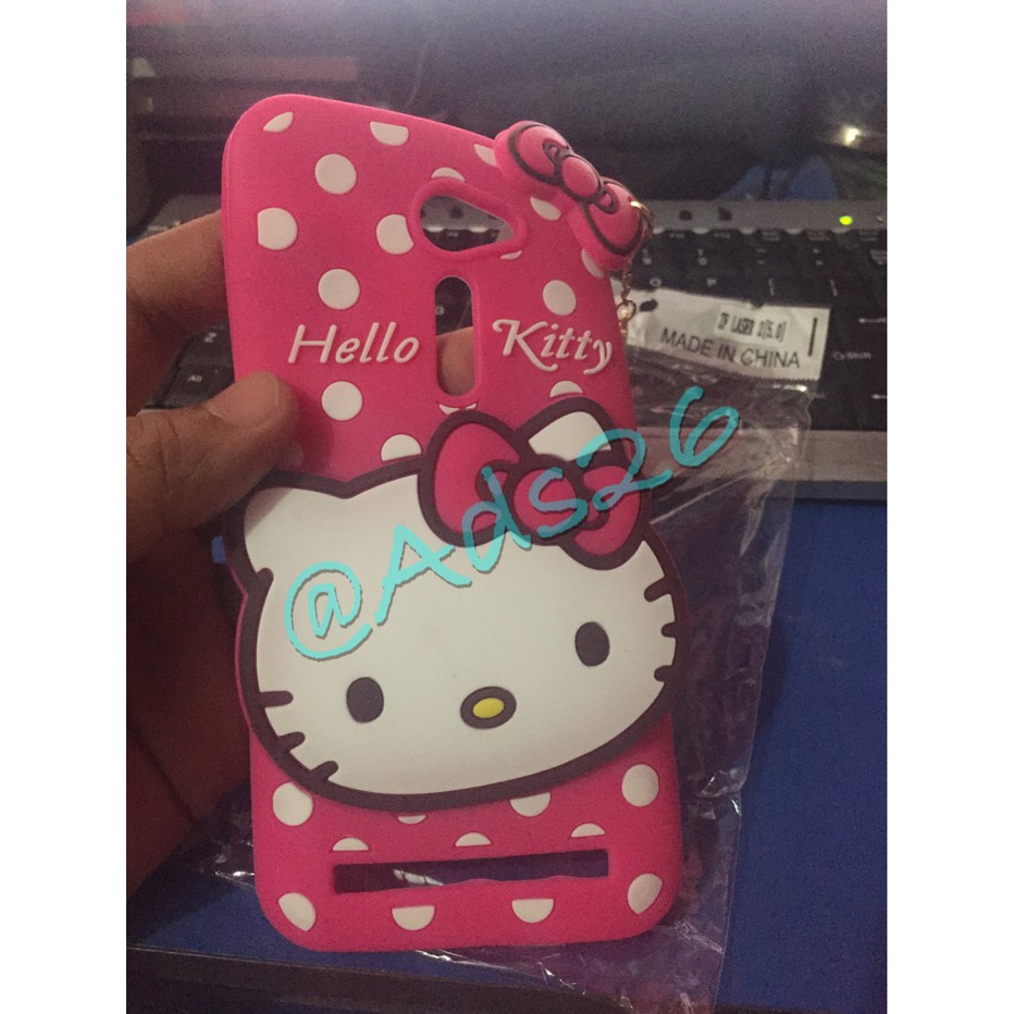 Case 4D HelloKitty Asus Zenfone 2 Laser 5/ZE500KL/Silikon/Softcase