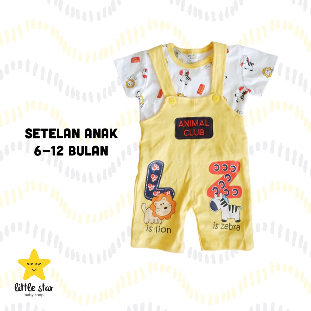 Little Lamb Hansop Bayi Cowok | Setelan Celana Monyet Anak Cowok