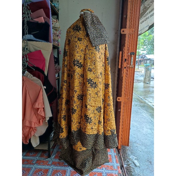 mukena rayon jumbo batik