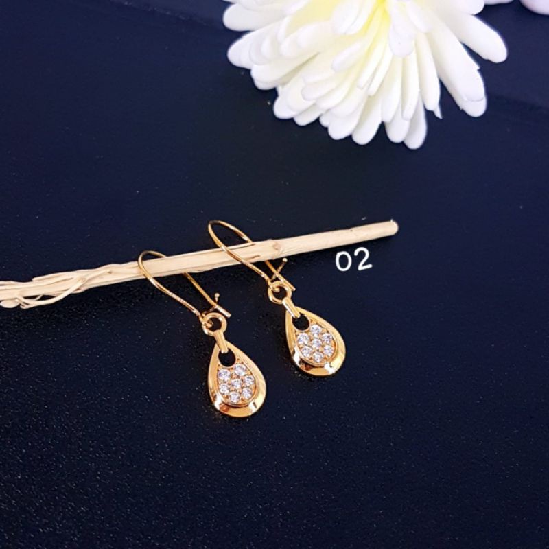 Anting titanium import dan anting love kode 12 awet,tahan lama