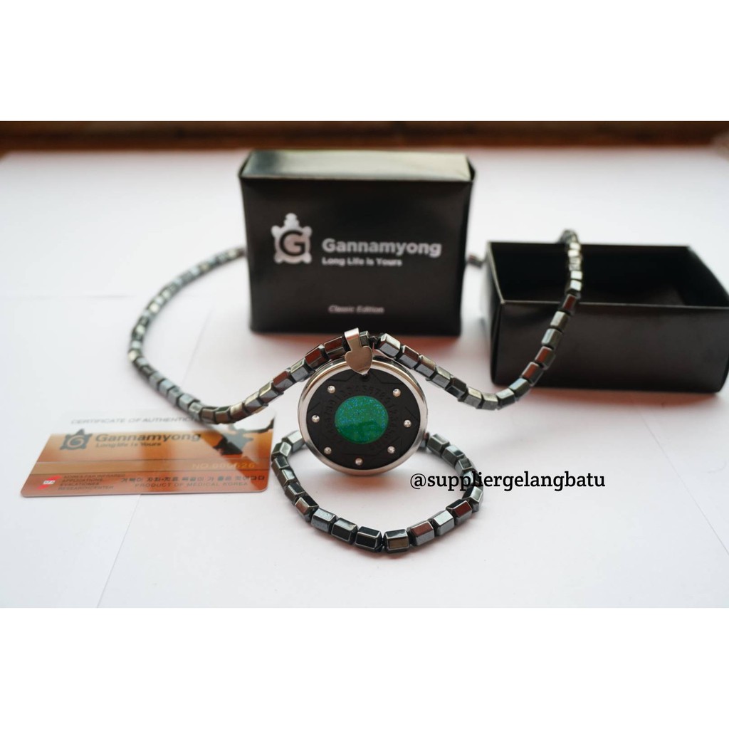 PROMO Kalung bioglass quantum HIJAU BIOMAGNET bonus gelang sertifikat