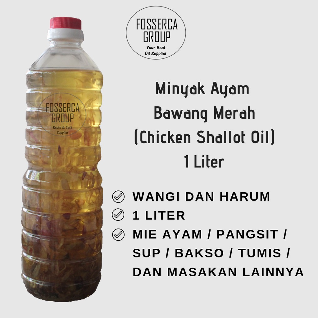 Minyak Ayam Bawang Merah Chicken Shallot Oil 1 Liter Shopee Indonesia