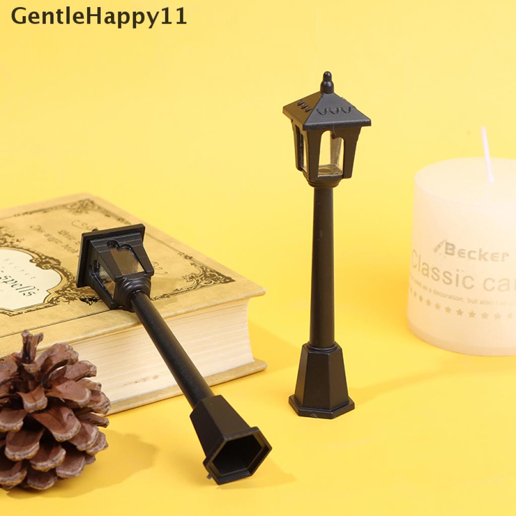 Gentlehappy 1Pc Lampu Mini Lampu Jalan Model Mikroskop Untuk Dekorasi Miniatur Rumah Boneka