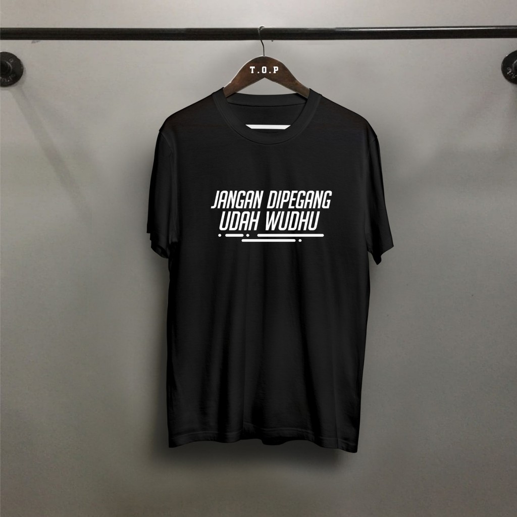 Kaos Dakwah Islami Ngaji yuk Tawheed Hijrah Muslim Distro Murah-Udah Wudhu