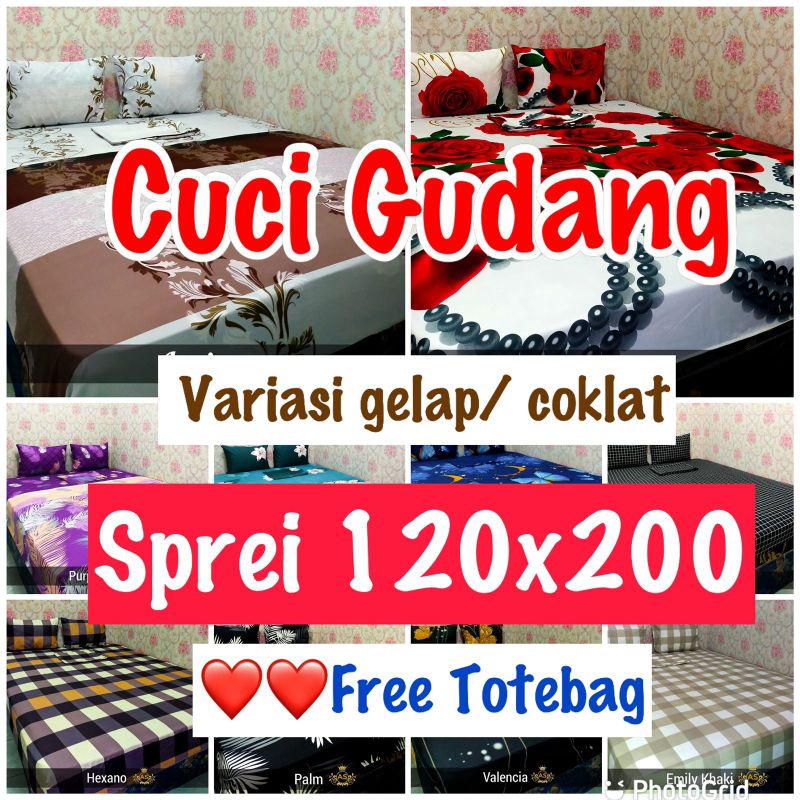 Promo Sprei homemade 120x200 !! Sprei murah big sale