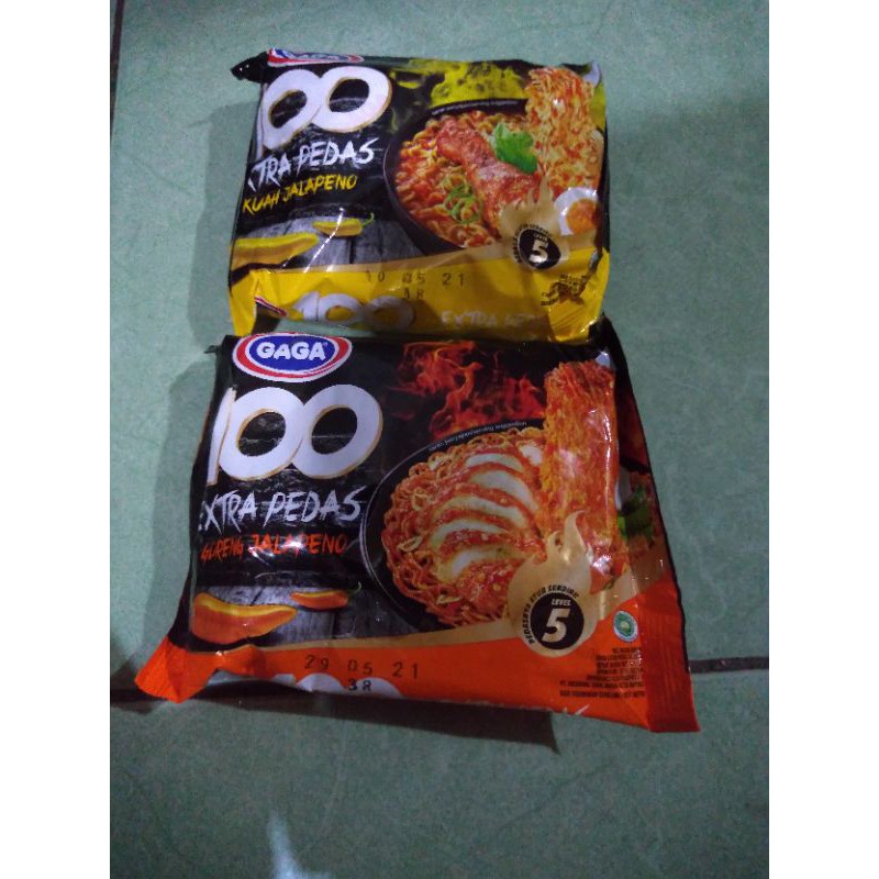 MIE Gaga 100 JALAPENO PEDAS