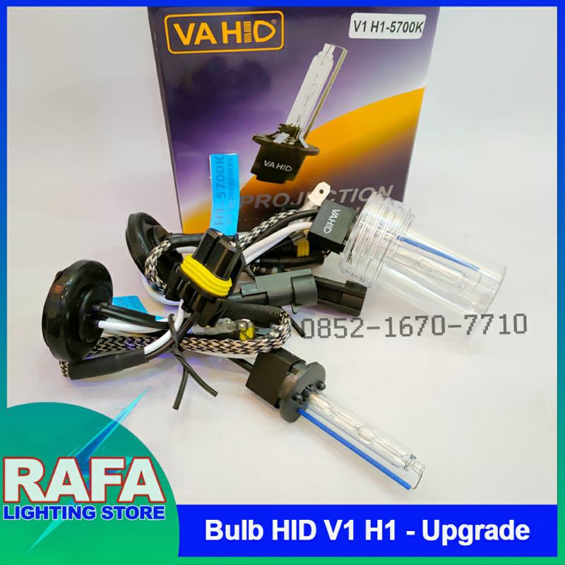 BULB BOHLAM LAMPU HID V1 H1 5700K /6500K UPGRADE HIGHT QUALITY ORIGINAL VAHID