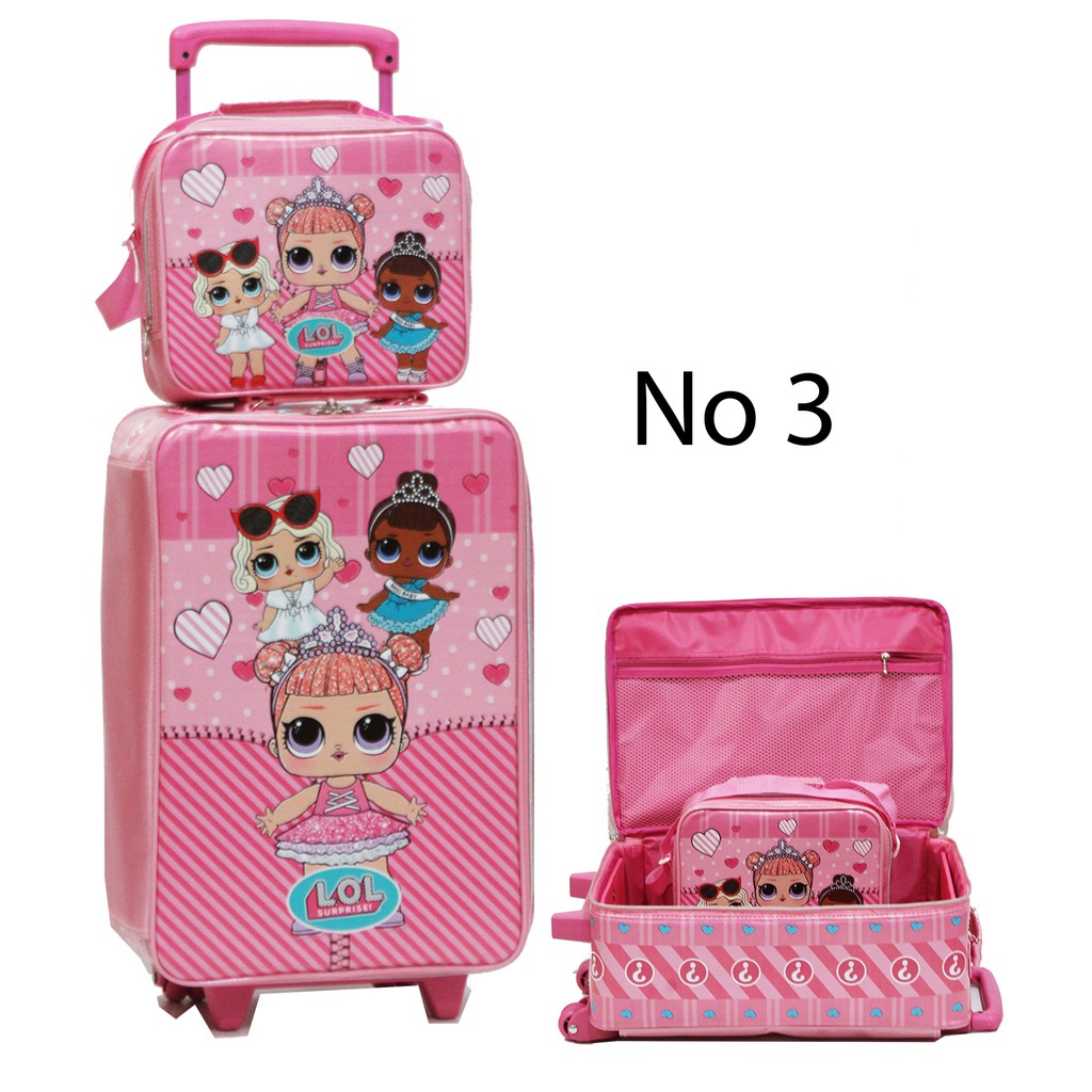 SALE PROMO Koper Set Gambar Anak Anak Bahan KainSponge Tahan Air