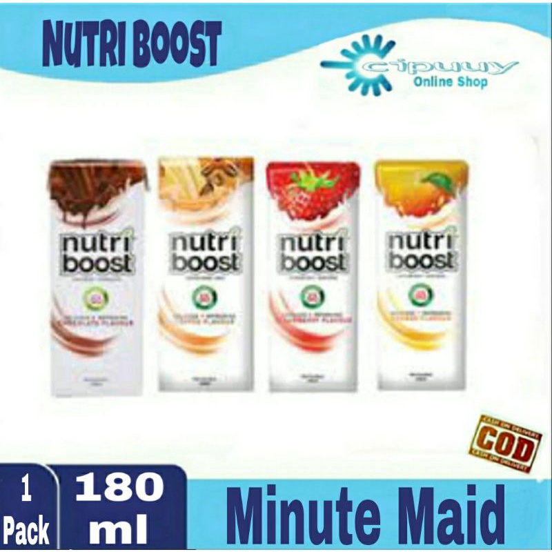 

Nutri Boost Coffe Coklat ,Orange dan Strawbery 180 ml /ECER