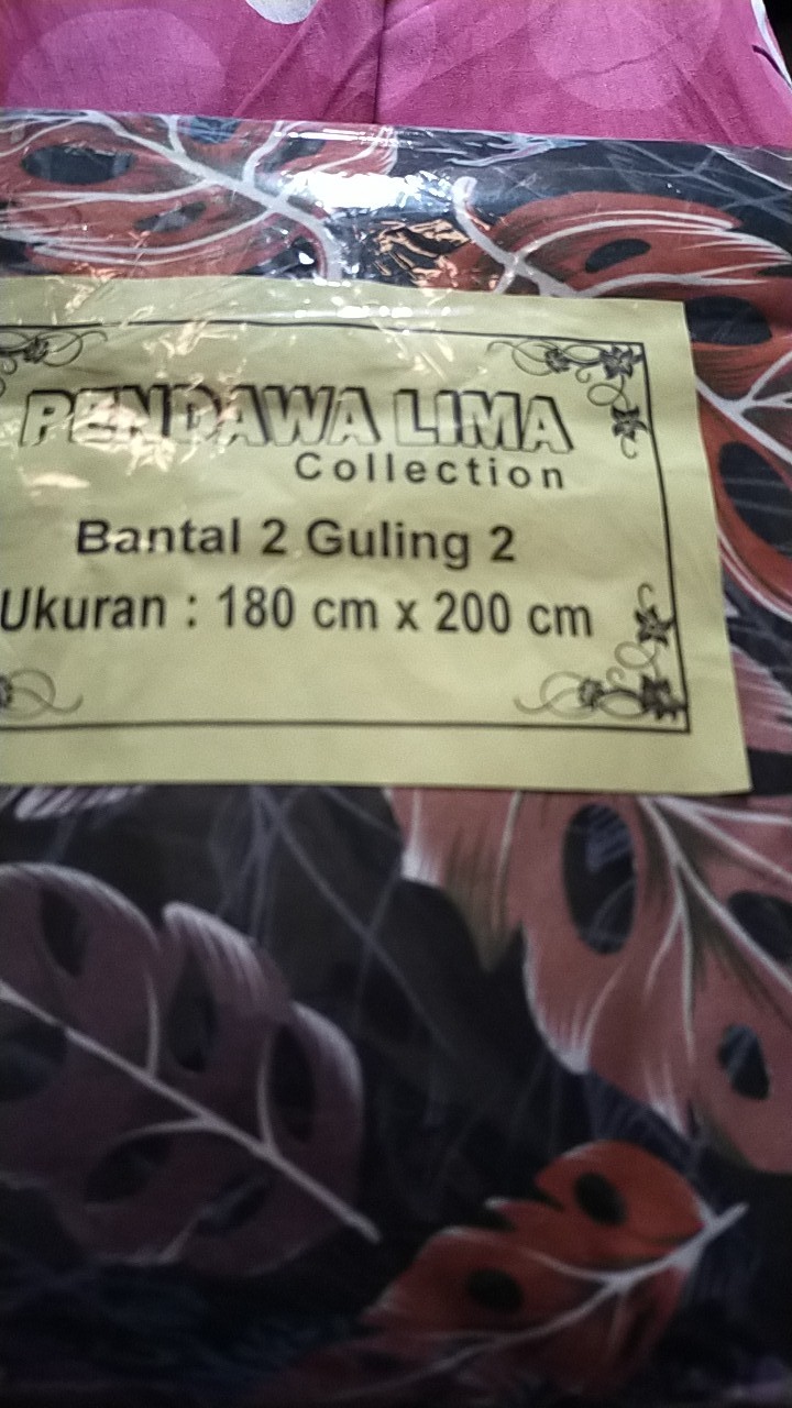 Sprei Brown Leaf Uk160 180 200