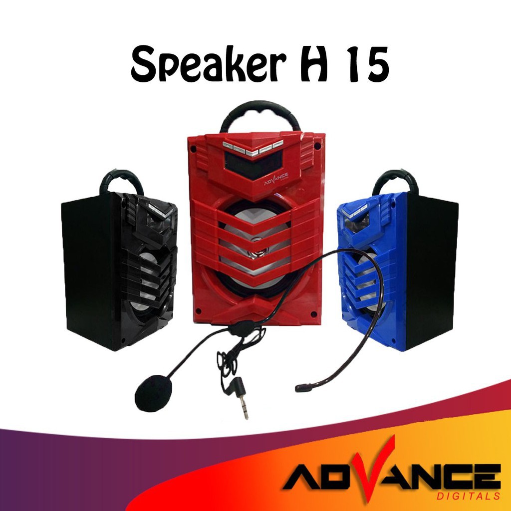 Speaker Advance H15 Speaker Usb Memory H-15