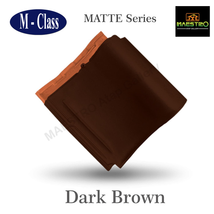 M-CLASS Genteng Keramik Matte Dark Brown
