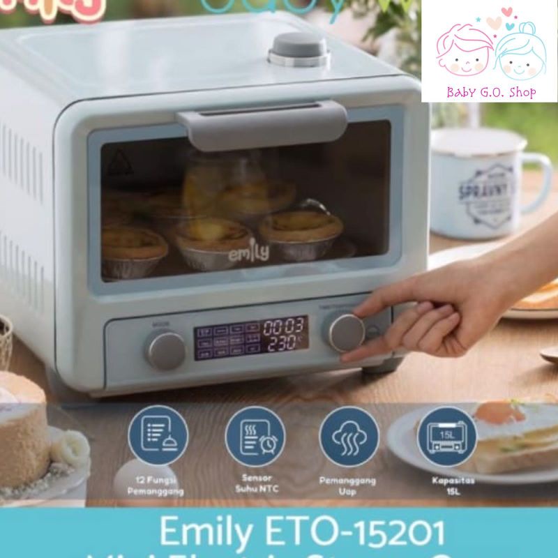 Emily Electric ETO-15201 Oven Listrik 15L