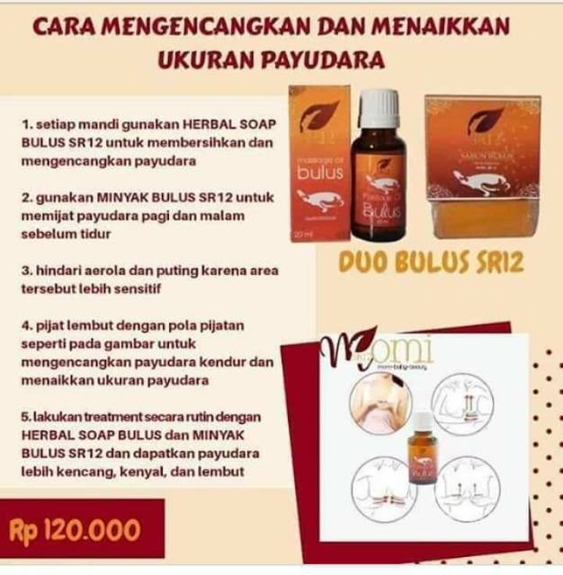 Minyak Bulus Sr12 Original Penghilang Bekas Luka Obat Gatal Pengencang Pembesar Payudara Mrp Shopee Indonesia