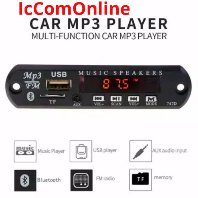 Modul MP3 FM Bluetooth