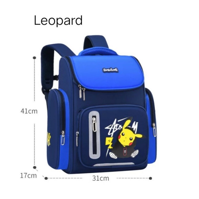 Tas Anak Sekolah Ransel Anak Karakter Backpack Anak Paud dan TK Laki Laki Perempuan Garsel pokemon