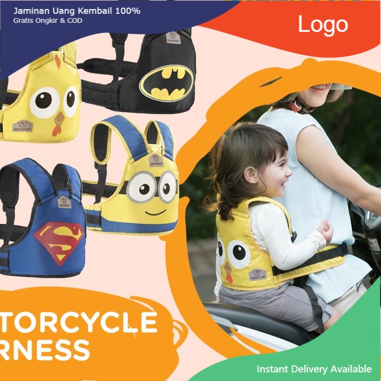 [MURAH] Sabuk pengaman bonceng motor sepeda anak dewasa /Sabuk Bonceng kursi anak toddler bayi sepeda motor pengaman/Sabuk Boncengan Pengaman Anak di sepeda motor kereta motif motorcycle safety belt/motorcycle harness PADMA