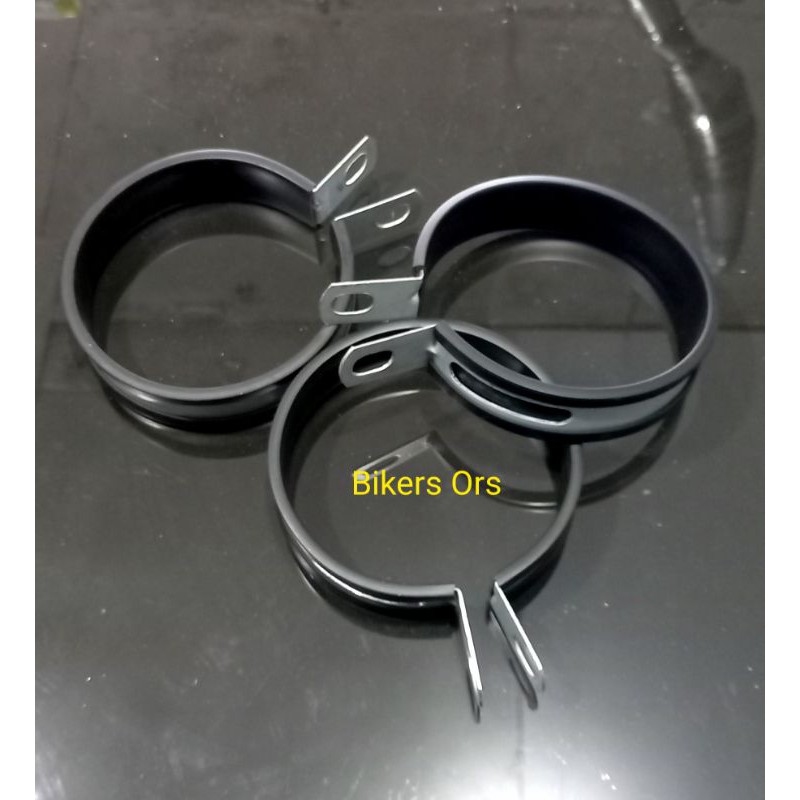 Kleman knalpot pegangan knalpot racing braket knalpot 3,5inc r9,dbs,cms,ronin,cld,creampi tebal