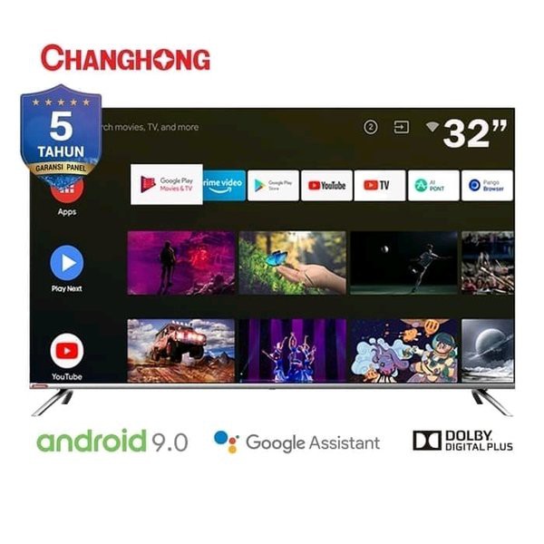 Penawaranspesial CHANGHONG 32 inch Android LED HD TV - L32H7 Terjangkau