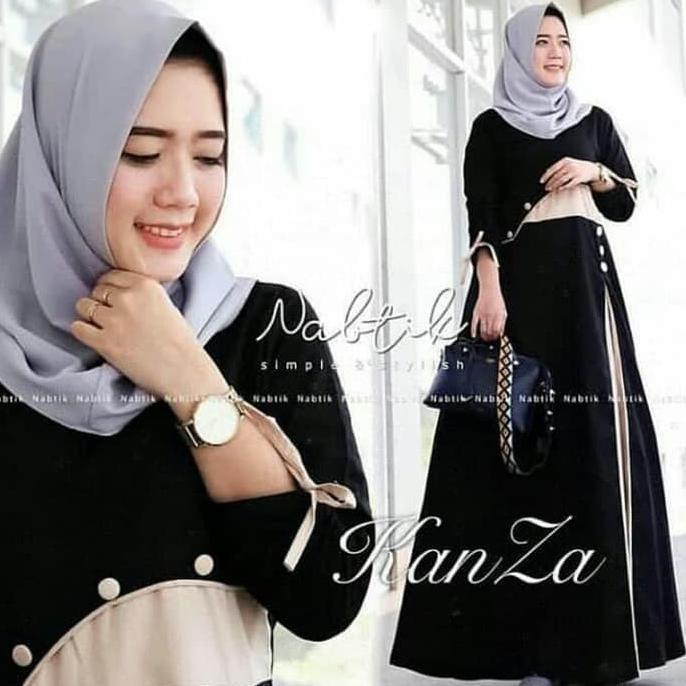 Gamis Tunik Fashion muslim kanza dress muslim