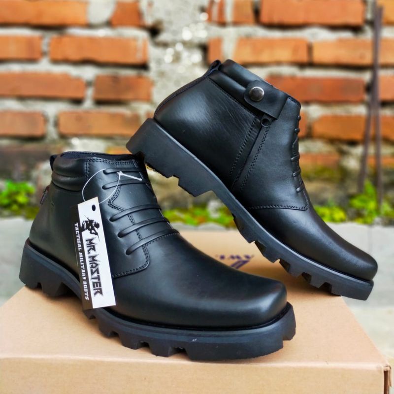 SEPATU PDH DINAS KANTOR MR MASTER KULIT SAPI ASLI SEPATU PDH TNI POLRI SECURITY