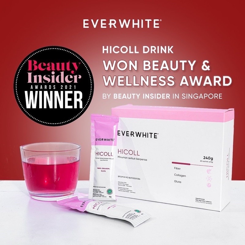 BISA COD - EVERWHITE HI COLLAGEN DRINK ORIGINAl - HI COLL - HI COLLA