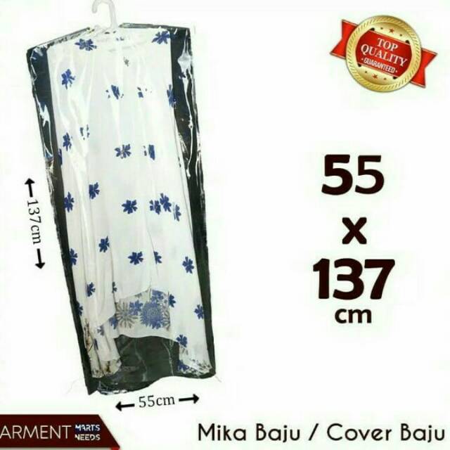 Cover Plastik Mika Baju Gamis Panjang Dress Baju Pesta  Large