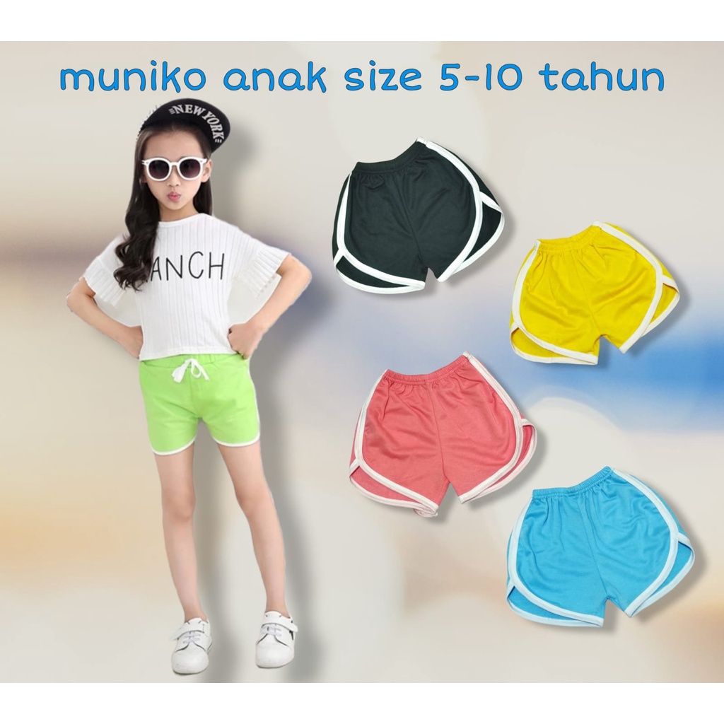 CHERYLPICK CELANA PENDEK SHORTPANT GEMES MUNIKO ANAK 5-10 tahun PART#2