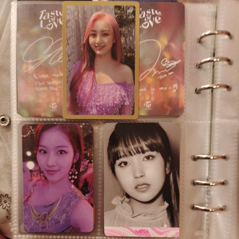 OFFICIAL PC PHOTOCARD TWICE | SANA TASTE OF LOVE | JIHYO MORE & MORE POB | MINA FANCY POB