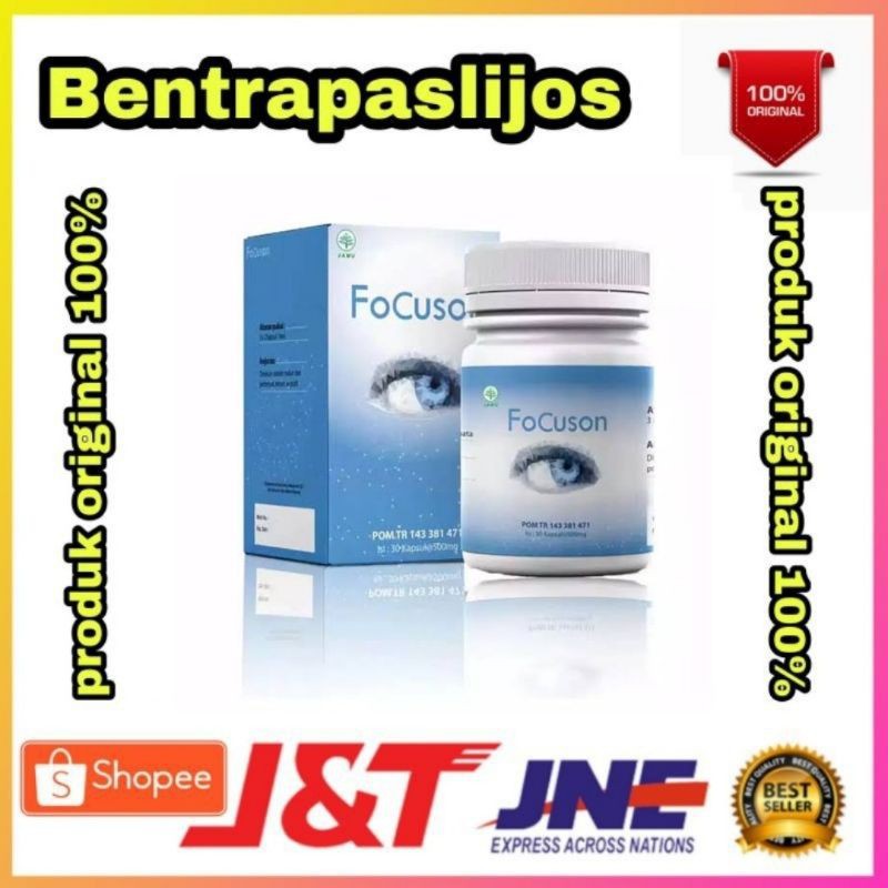 FOCUSON OBAT MATA ASLI 100% ORIGINAL - FOCUSON OBAT MATA MINUS KATARAK