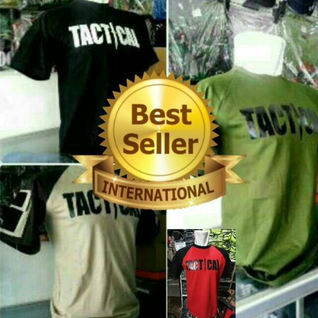 Kaos tactical lengan pendek