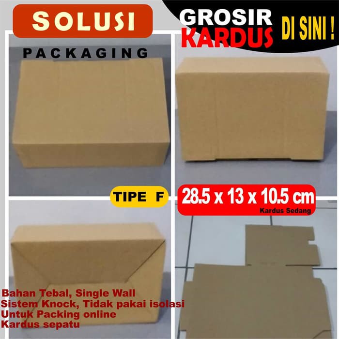 

KEMASAN KARDUS KECIL / KARDUS PACKING / BOX / DUS 28 X 13 x 10