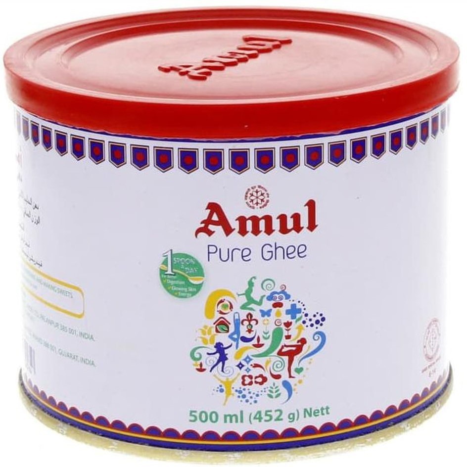 

AMUL PURE GHEE 500ML - Minyak Samin