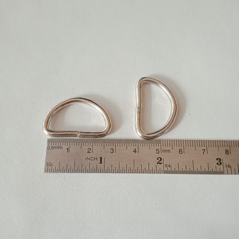 RING D TAS BESI 2.5 CM NIKEL PER 100 PCS