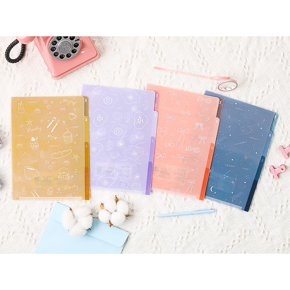 Dream Road 3 Pockets File  Folder  A5 Map Kertas  A5 Map 