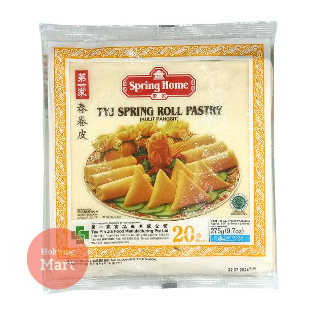 

TYJ SpringHome Spring Roll Pastry Kulit Lumpia Uk 5 / 6 / 8.5'' TERLARIS TERPERCAYA ORIGINAL