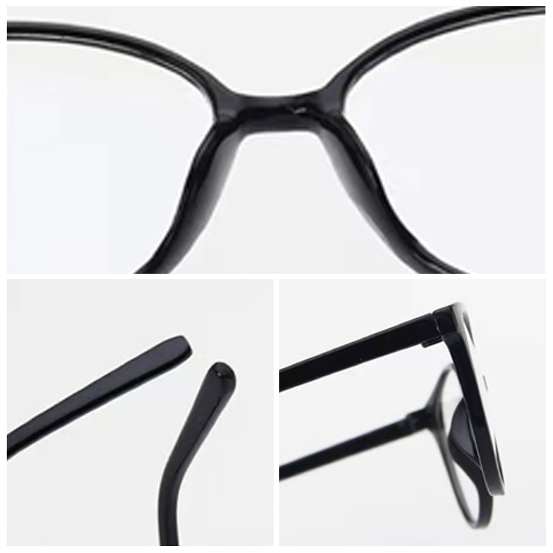 Kacamata Korea Wanita Anti Radiasi Retro Fashion Cat Eye Eyeglasses - Kacamata Photocromic Cat Eye