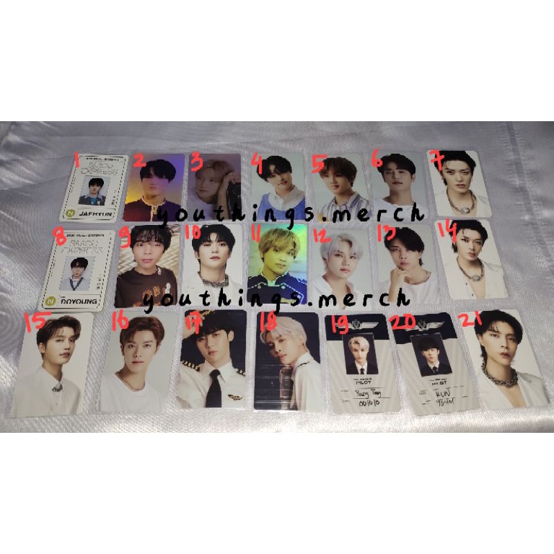 SALE PHOTOCARD OFFICIAL NCT DREAM 127 WYAV SEASON GREETING 2022 BENEFIT FORTUNE CARD YUTA JOHNNY TAE