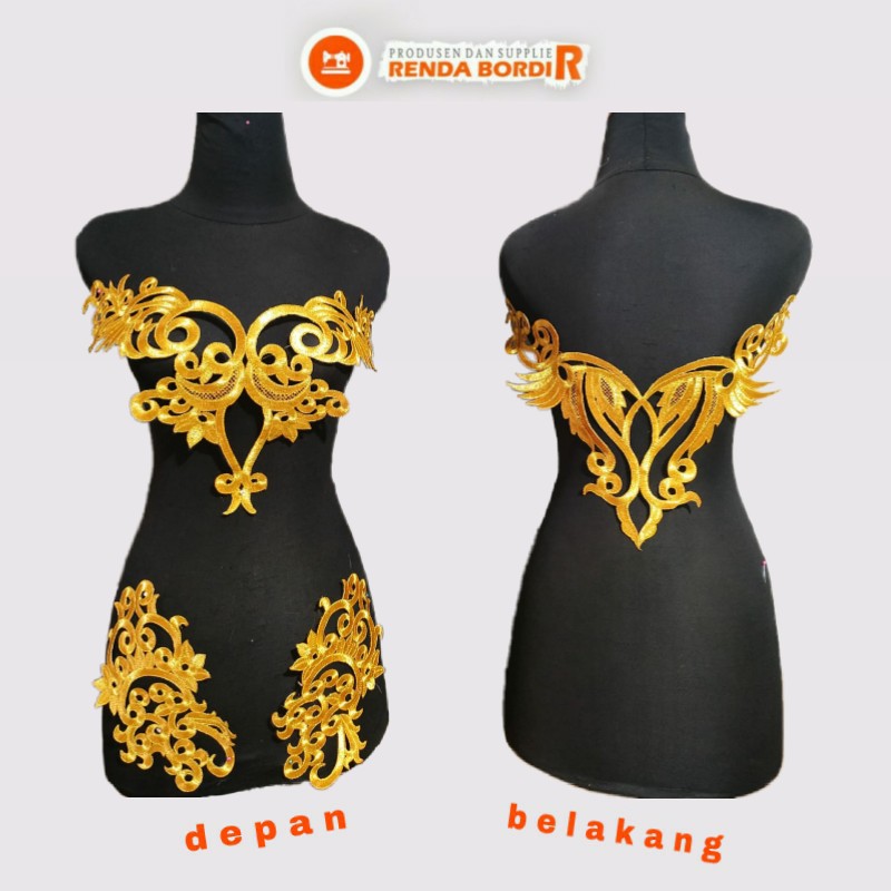 Renda Bordir Kebaya Pengantin Maira