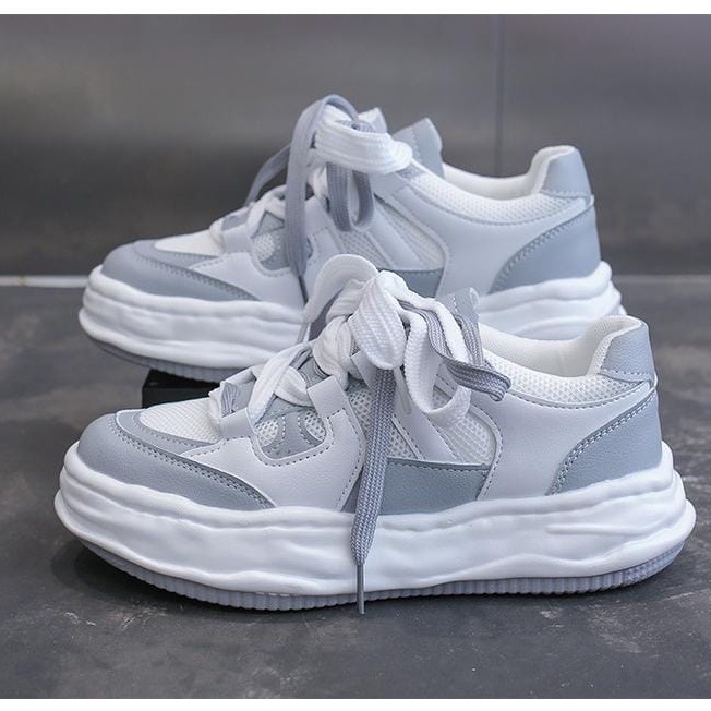 TBIG [COD] Sepatu Sekolah Sneakers Import Shoes DELEINE Fashion Wanita Sepatu Korea Style Sekolah Kuliah