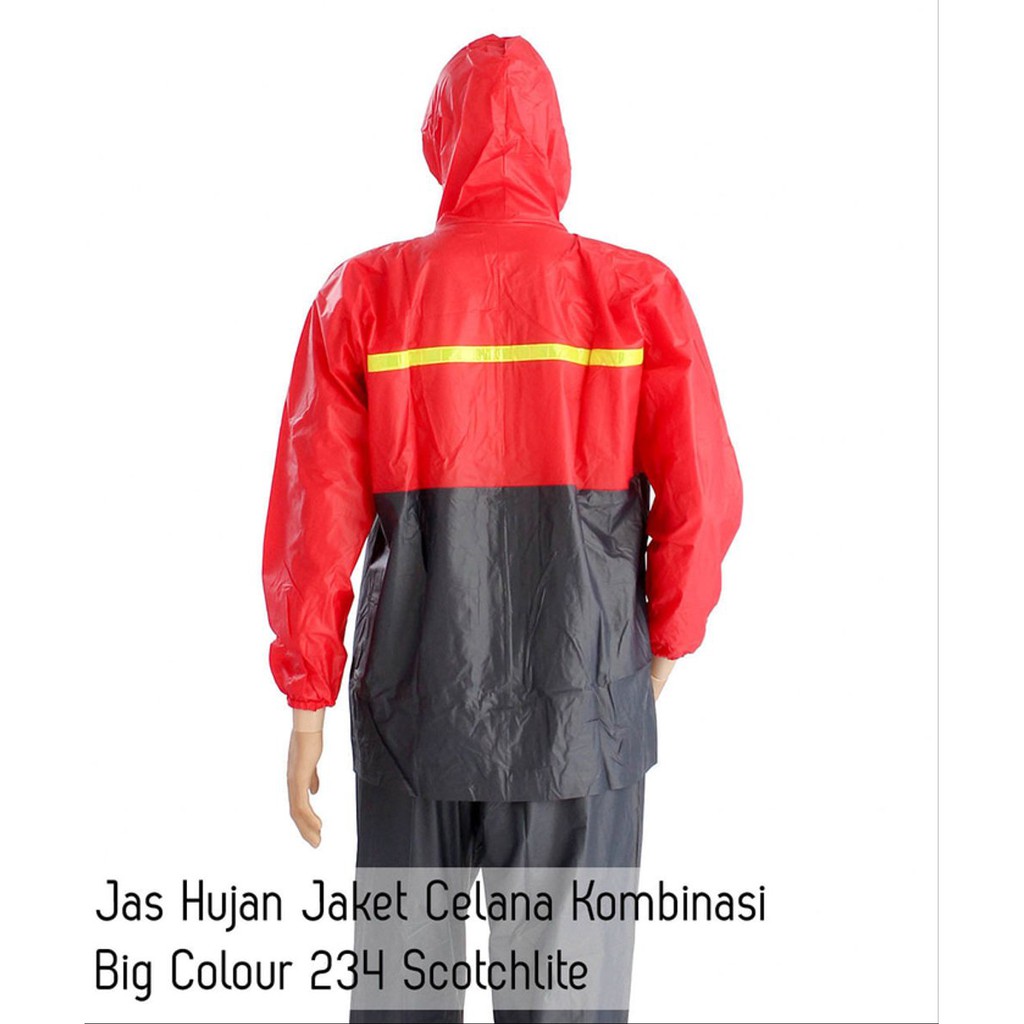 JAS HUJAN Setelan Jaket Celana Merk Gajah Bicolour Awet Promo MURAH