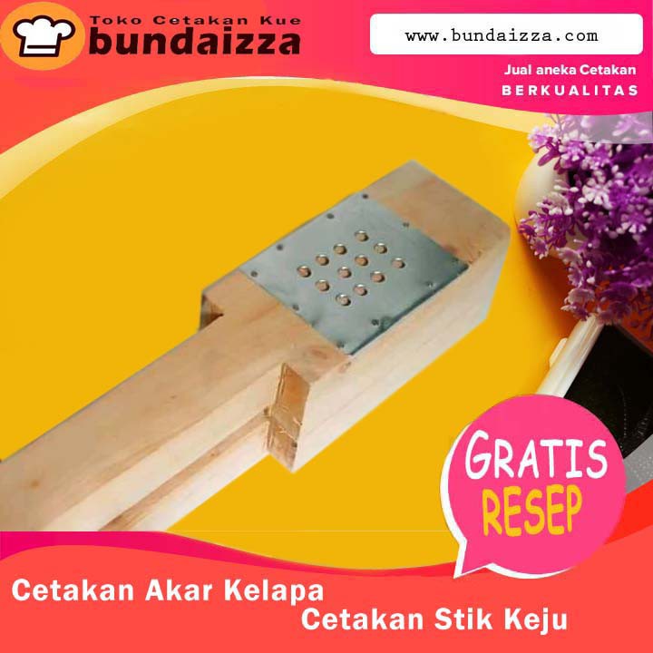 Cetakan Serba Guna - Putu Mayang - Akar Kelapa, Stik Keju dan Cendol - GRATIS RESEP