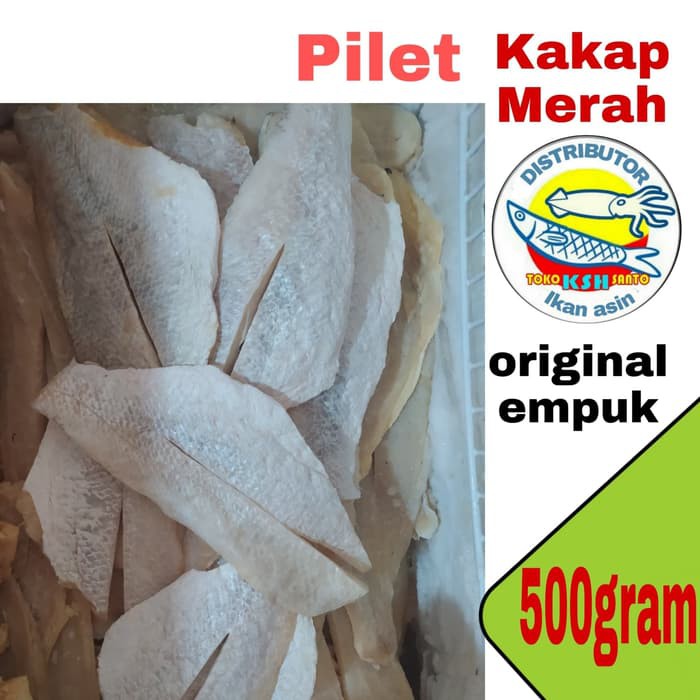 

ikan asin kakap merah pilet 500gram