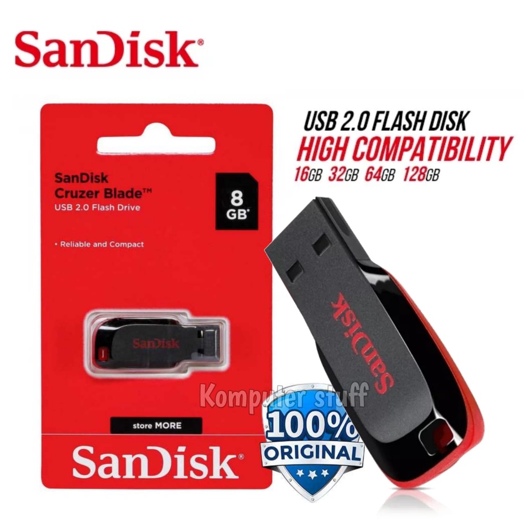 Flashdisk SanDisk Cruzer Blade USB Flash Drive