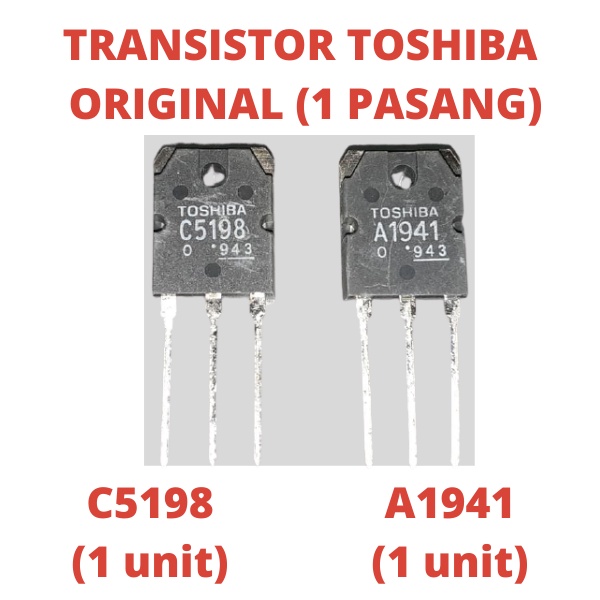 TR C5198 A1941 TOSHIBA ORI 1SET TRANSISTOR FINAL ORY C 5198 A 1941 ORIGINAL PINAL  ASLI THOSIBA TOSI