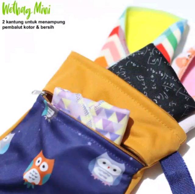 Wet &amp; dry bag baby oz tas basah dan kering / tas clodi menspad